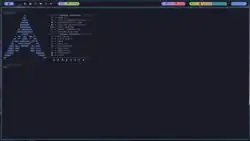 Axyl OS mostrando Neofetch