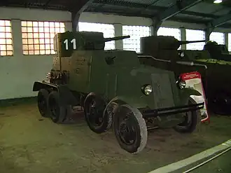 BA-6 en el Museo de Blindados de Kúbinka Moscú, 2013.