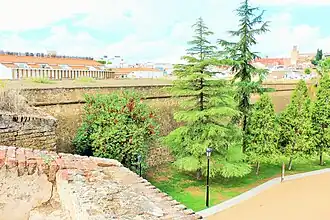 Zona interior del este del baluarte