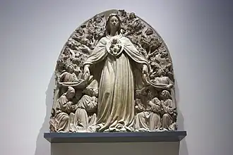 Virgen de la Misericordia, Bartolomeo Bon, ca. 1445-1450.