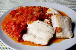 Bacalao a la riojana