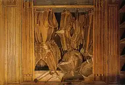 Baccio Pontelli, marquetería con las armas del duque