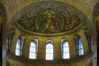 Pantocrator en la bóveda del ábside