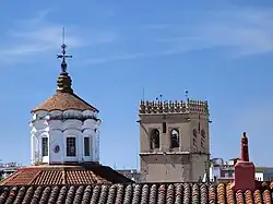 Alto de la cúpula de la Iglesia de la Concepción, junto a la torre de la Catedral