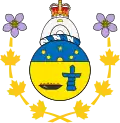 La insignia para el Comisionado de Nunavut
