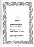 «Baffin», en Chansons d'Amures (1923). Amberes: Buschmann.
