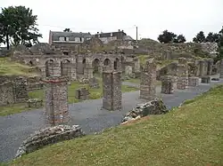 Restos del criptopórtico del Foro de Bavay