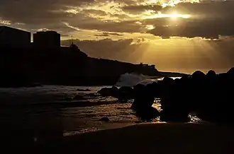 Atardecer en Bajamar.