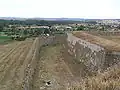 Vista desde el plano suroeste del baluarte de las murallas de Ciudad Rodrigo (2006)