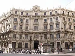 Sede del Banco Hispano-Americano en Madrid (1902-1905).