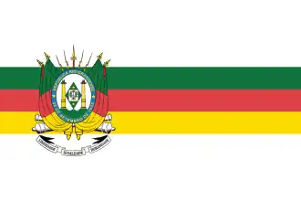 Bandera del gobernador del estado.