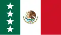 Bandera de honor para el general secretario de la Secretaría de la Defensa Nacional y para el almirante secretario de la Armada de México.