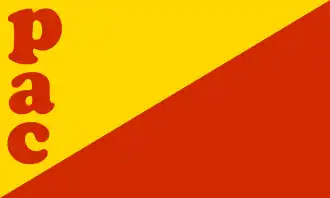 Bandera del Partido Acción Ciudadana.