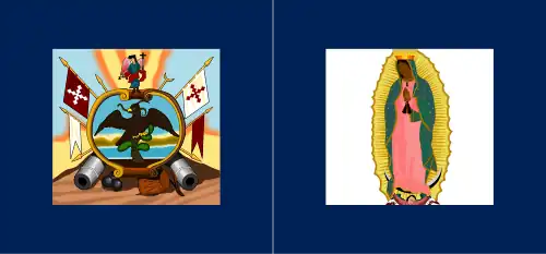 Bandera Cruz de Ignacio Allende.