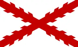 Cruz de Borgoña utilizada por el Consulado de Bilbao.