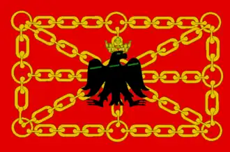 Bandera nacionalista y monárquica de Navarra