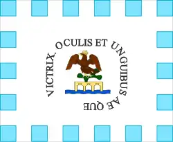 Bandera de José María Morelos en 1812.