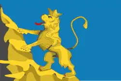 Bandera histórica del territorio de Leópolis.