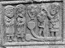 Alta cruz, Kells, Irlanda, talla en piedra del siglo X