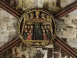 Clave de bóveda de la Virgen de Misericordia