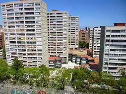 Edificio alojando al Consulado-General del Perú en Barcelona.