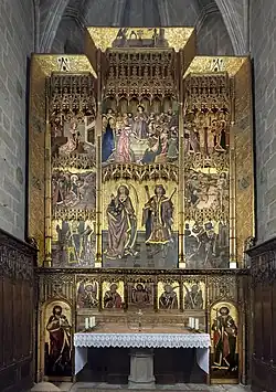 Retablo de San Sebastián y Santa Tecla.