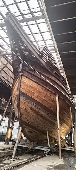 Barco ballenero vasco. Albaola. Pasajes