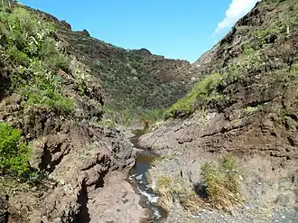 Barranco de Afur.
