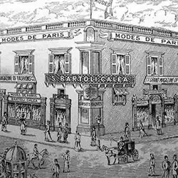 Establecimiento de Bartoli Galea en Kingsway, 1880 (luego A la ville de Londres)