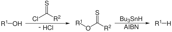 The Barton-McCombie deoxygenation