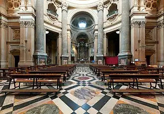 Interior de la Basílica de Superga