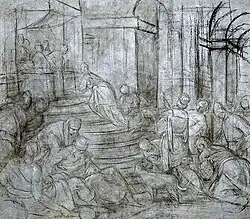 Carboncillo de Bassano, 1573.