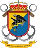 Emblema del Batallón de Cuartel General de la Brigada de Infantería de Marina "Tercio de Armada"