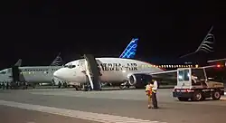 Boeing 737-3B7 de Batavia Air en 2012.