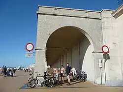 La ruta ciclista en Ostende
