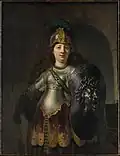 Belona, por Rembrandt. 1633.
