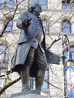 Estatua de Benjamin Franklin