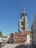 Bergen op Zoom, la torre de la iglesia: la Sint Gertrudiskerk