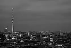 Vista de la ciudad de Berlín en 2017