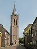 La Gran Iglesia con la Wijkertoren .