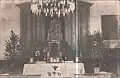 Interior de la iglesia en 1925