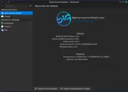 Aplicación InfoCenter de Big Linux