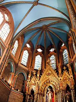 Bóveda ochavada de la cabecera