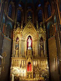 Retablo mayor neogótico