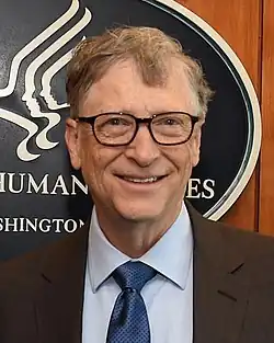 Bill Gates 2006, 2005, 2004, y en la lista del siglo XX (Finalista en 2019, 2018, 2017, 2016, 2014, 2010, y 2008)