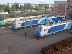Locomotoras eléctricas para Bielorrusia.