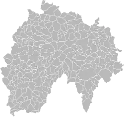 División en comunas del departamento de Cantal
