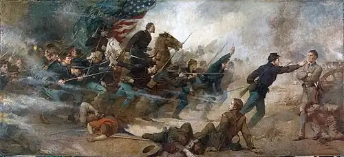 El quinto Minnesota en Corinth, por Edwin H. Blashfield