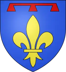 Escudo de Provenza (provincia francesa, 1486).