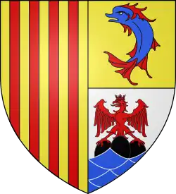 Escudo del Consejo Regional de Provenza-Alpes-Costa Azul (1999).